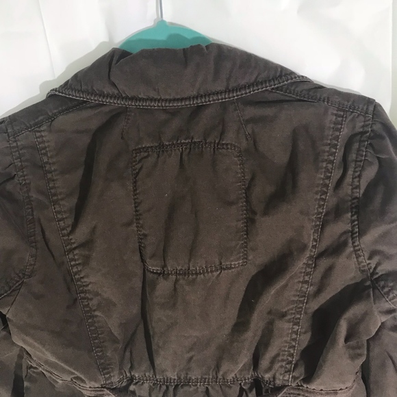 Abercrombie & Fitch Women's Blazer Brown Size L - Picture 5 of 5